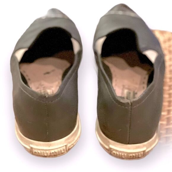 Miu Miu gray sneakers with silver tips - Picture 3 of 3